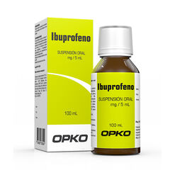 Ibuprofeno 200 mg/5 mL x 100 mL Suspension Oral