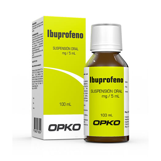 Ibuprofeno 200 mg/5 mL x 100 mL Suspension Oral, , large image number 0