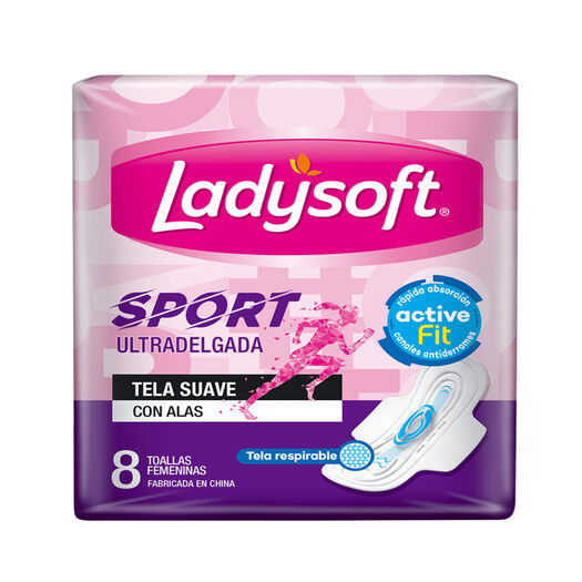 Ladysoft Sport Toalla Higiénica x 8 Unidades, , large image number 1