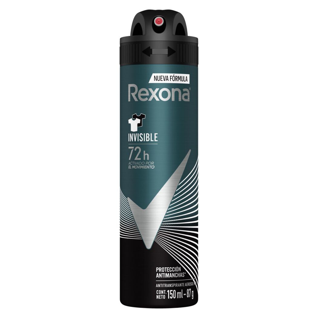 Desosdorante Rexona Spray Invisble Anti Manchas 150mL, , large image number 0