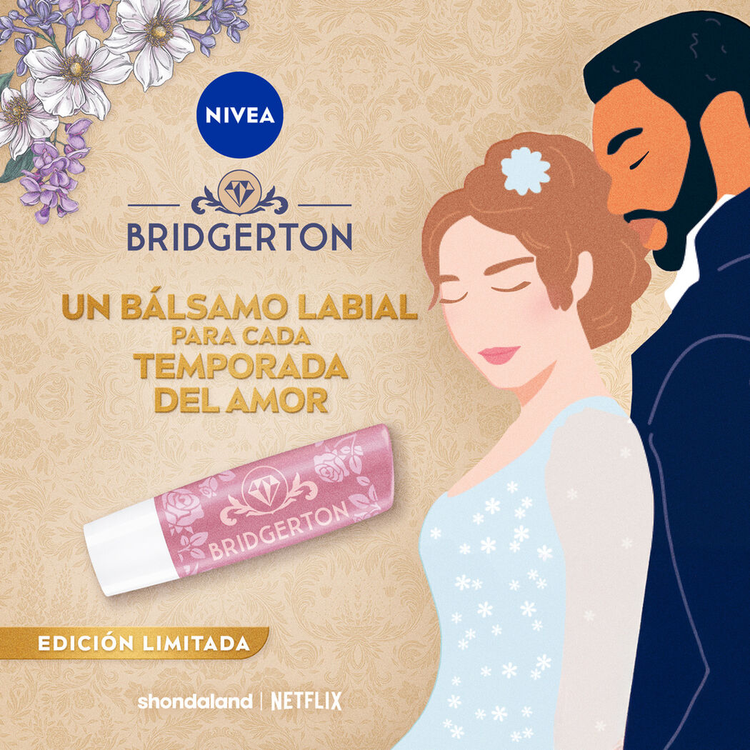 B&aacute;lsamo Labial Nivea Rose Meringue Edici&oacute;n Limitada Bridgerton, , large image number 3