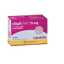Clopivitae 75 mg Caja 28 Comprimidos Recubiertos