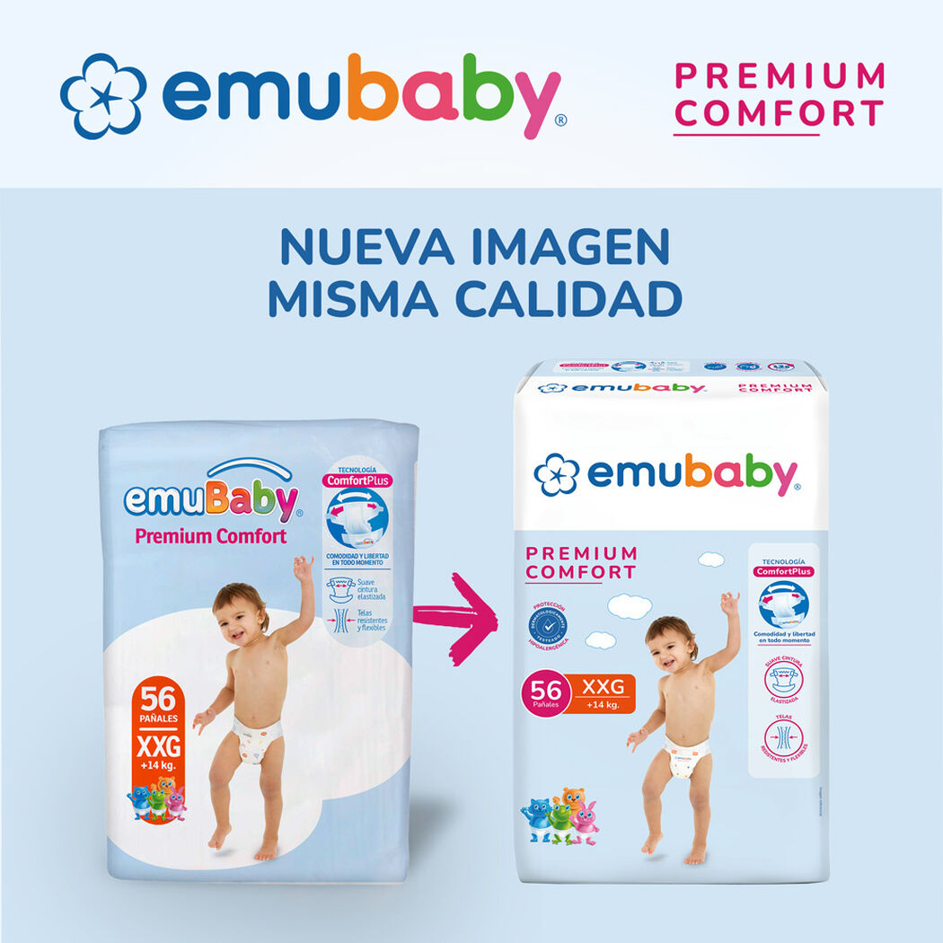 Pa&ntilde;ales Emubaby Premium Comfort Xg 12-15Kg 30Un, , large image number 4