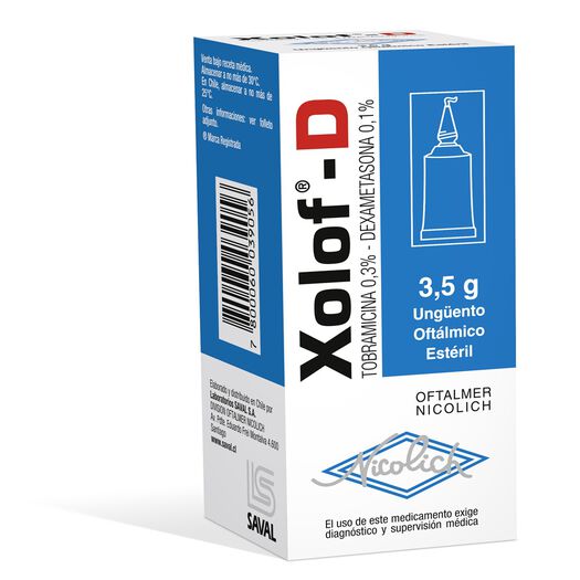 Xolof D x 3,5 g Ungüento Oftálmico, , large image number 0