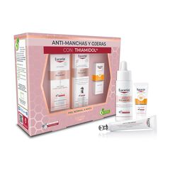 EUCERIN Pack Rutina Anti-Manchas con Thiamidol® Oil Skin Serum + Contorno de Ojos + Protector Solar