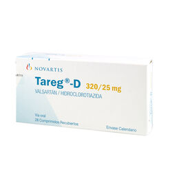 Tareg D 320 mg/25 mg x 28 Comprimidos Recubiertos