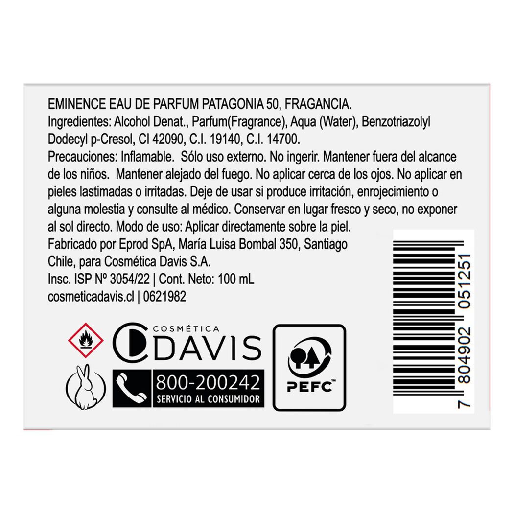 Perfume Latitud Patagonia EDP 100 ml Eminence, , large image number 3