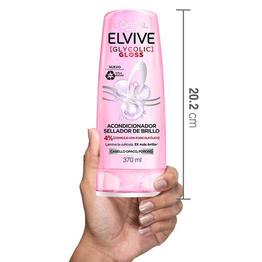 Acondicionador Elvive Glyco Gloss 370mL, , large image number 3
