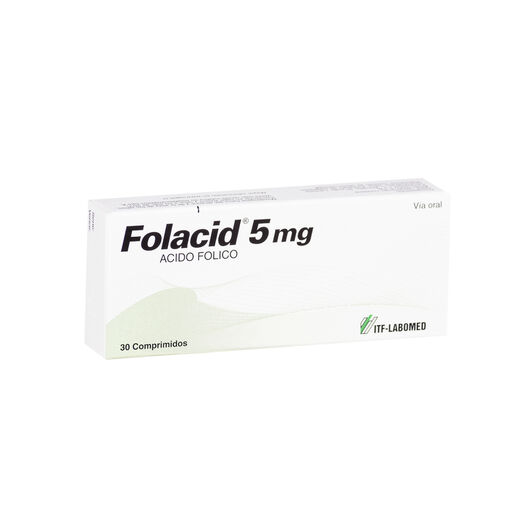 Folacid 5 mg x 30 Comprimidos, , large image number 0