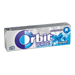 Orbit Goma De Mascar White Menta X 10 Unidades