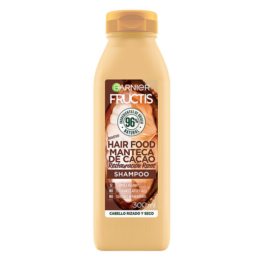 Shampoo Fructis Hair Food Manteca de Cacao 300 mL, , large image number 1