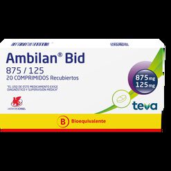Ambilan Bid 875/125 20 Comprimidos Recubiertos