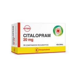 Citalopram 20 mg Caja 30 Comprimidos