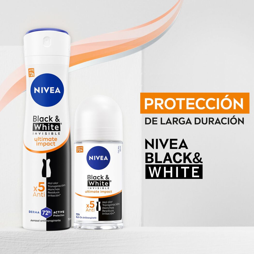 Nivea Spray B&W Ultimate Impac Fem 150Ml, , large image number 4
