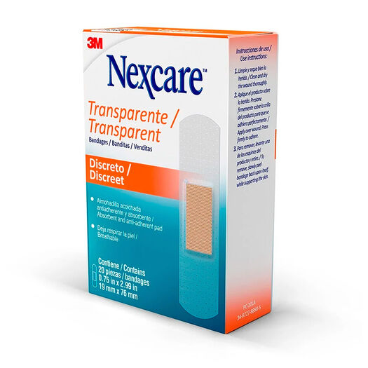 Parche Plastico Transparente 20 Und Nexcare, , large image number 1