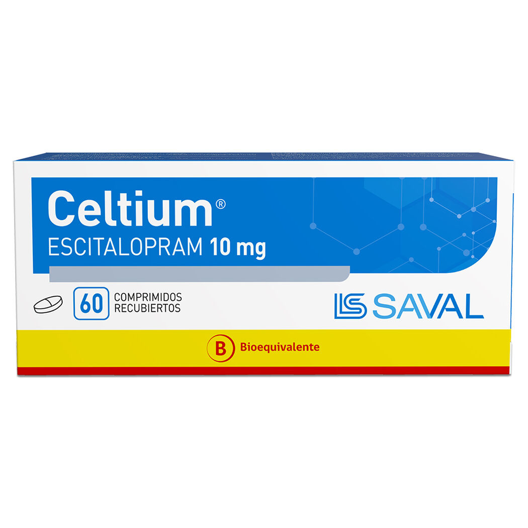 CELTIUM Escitalopram 10 mg 60 comprimidos, , large image number 3