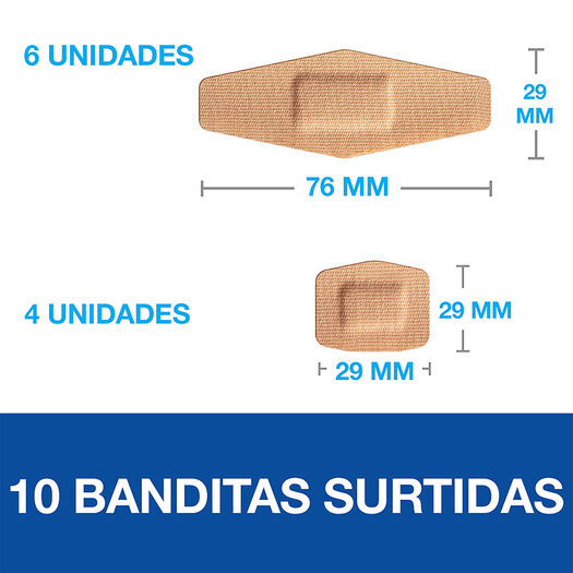 Parche DUO Tamaño surtido, 10 un. Tamaños surtidos. Nexcare, , large image number 2