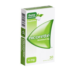 Nicorette 4 mg x 30 Gomas Masticables Freshmint