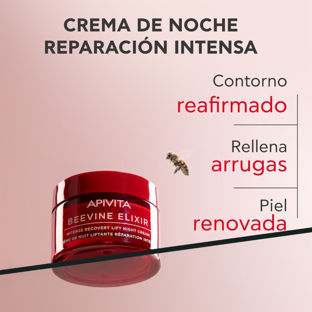 Crema de Noche Lift Recuperaci&oacute;n Intensa Beevine Elixir 50ml Apivita, , large image number 1