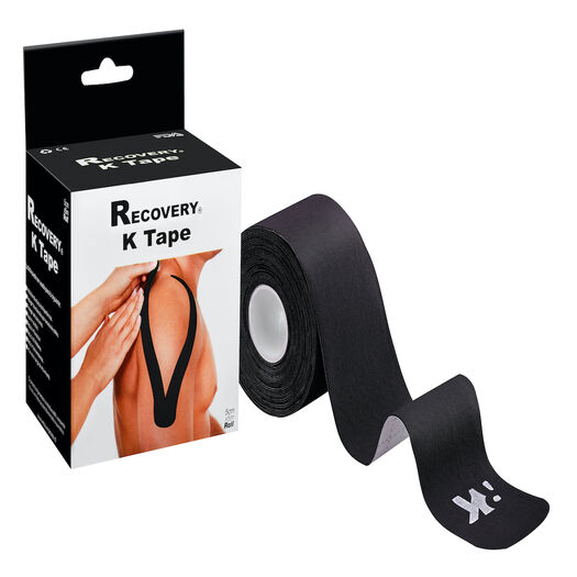 Recovery K Tape Negra 5m., , large image number 0