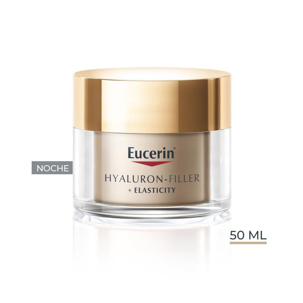 EUCERIN Hyaluron-Filler + Elasticity Crema Facial Antiarrugas Noche 50 mL, , large image number 0