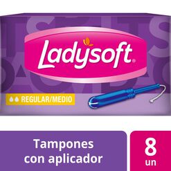 Ladysoft Tampon Regular Medio x 8 Unidades