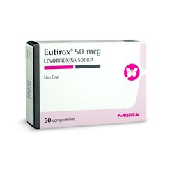 Eutirox 50 mcg x 50 Comprimidos