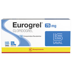 EUROGREL Clopidogrel 75 mg 35 comprimidos
