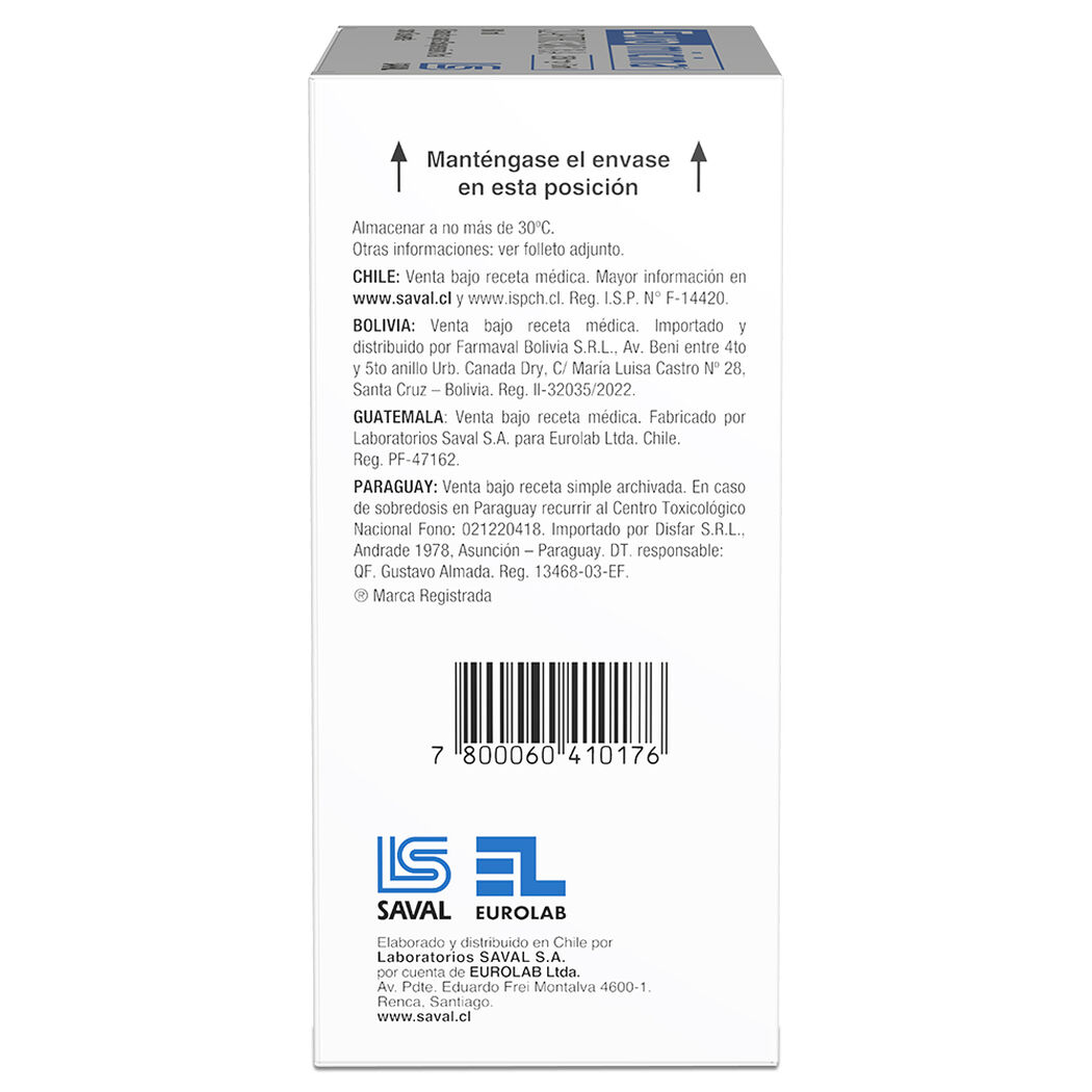Euromicina 250 mg/5 ml x 80 ml Granulos para Suspension Oral con Solvente, , large image number 2