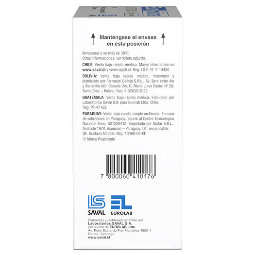 Euromicina 250 mg/5 ml x 80 ml Granulos para Suspension Oral con Solvente, , large image number 2