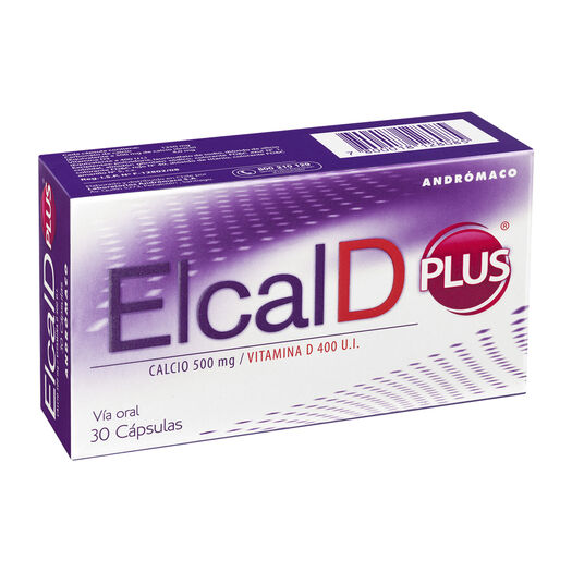 Elcal D Plus x 30 Cápsulas, , large image number 0