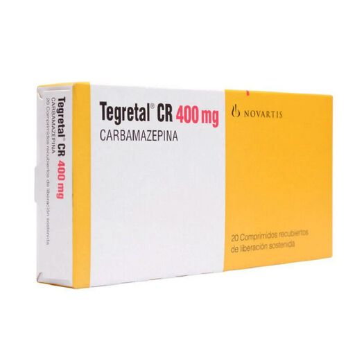 Tegretal CR 400 mg x 60 Comprimidos Recubiertos de Liberación Sostenida, , large image number 0