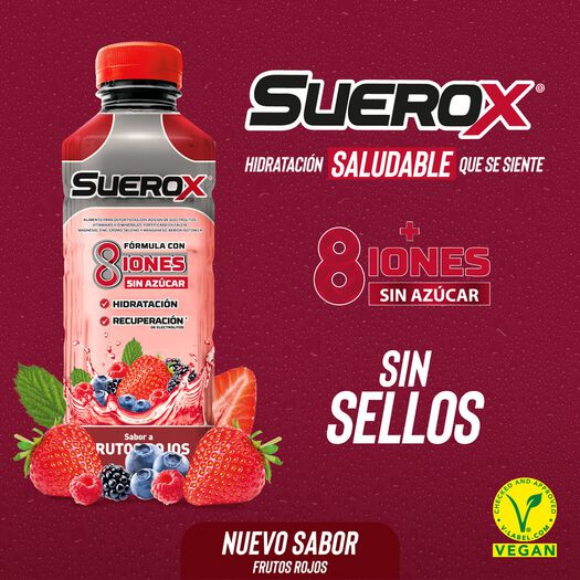 Suerox Bebida Frutos Rojos 630 Ml, , large image number 2