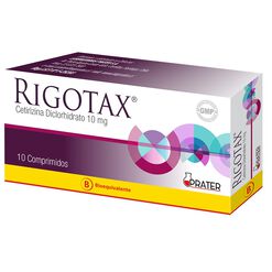 Rigotax 10 mg x 10 Comprimidos