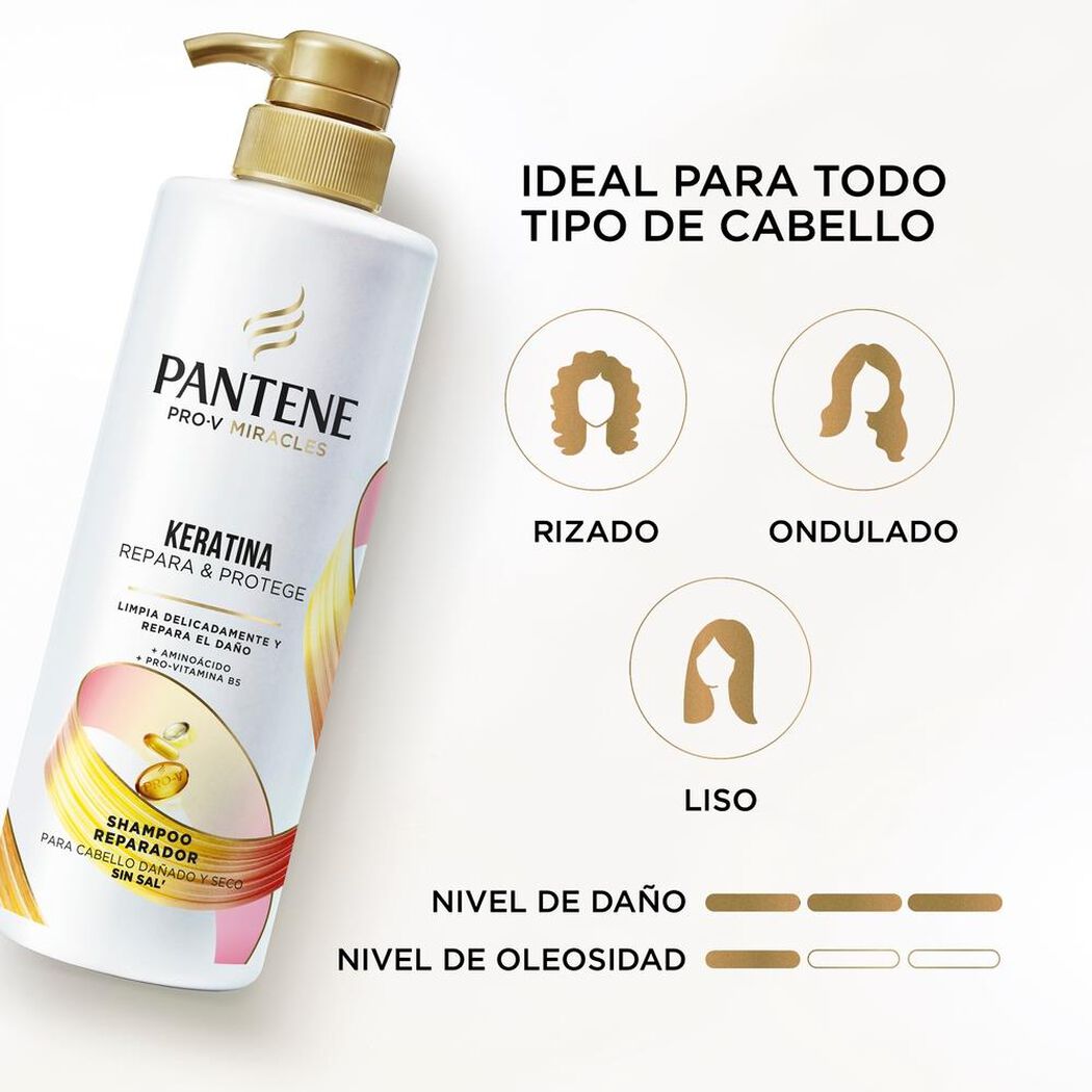 Shampoo Pantene Keratina 510 mL, , large image number 4