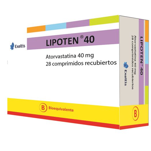 Lipoten 40 mg x 28 Comprimidos, , large image number 0