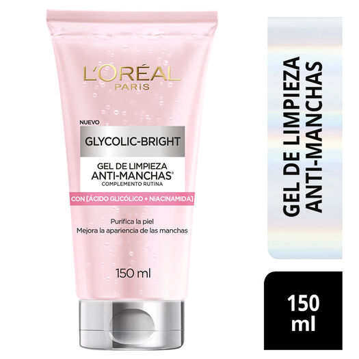 Gel Limpieza Loreal Glycolic Bright 150Ml, , large image number 0