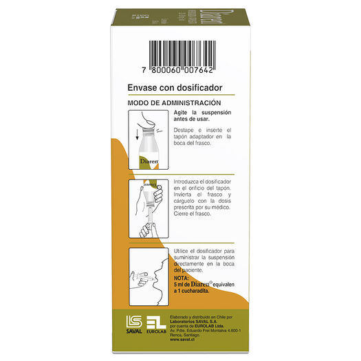 Diaren x 100 mL Suspensión Oral, , large image number 2