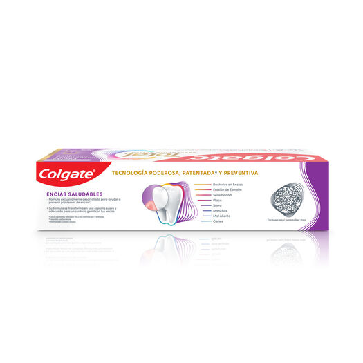 Pasta Dental Colgate Total Encías Saludables, con Flúor, 75mL, , large image number 3
