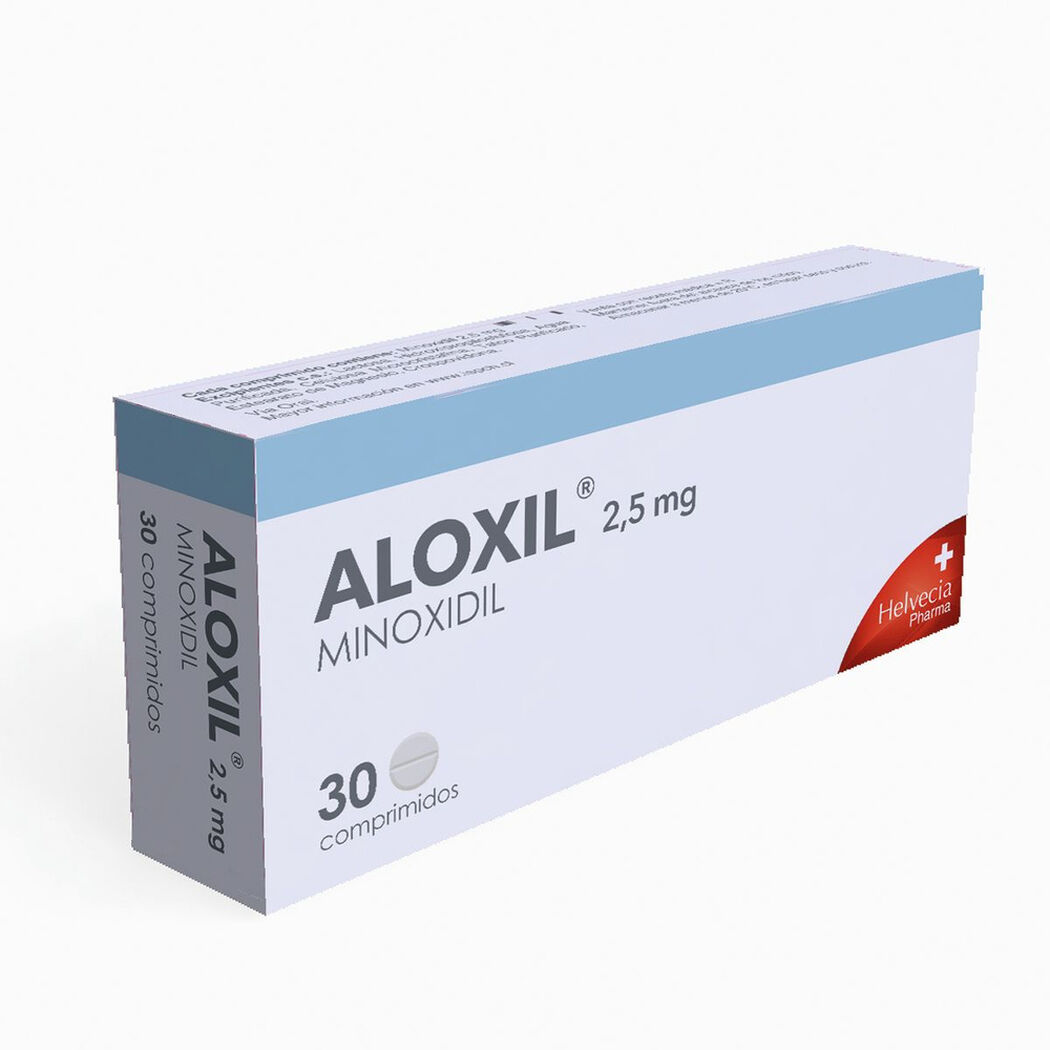 Aloxil Minoxidil 2,5mg 30 comprimidos, , large image number 1
