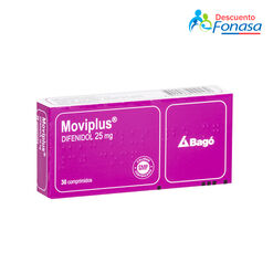 Moviplus 25 mg x 30 Comprimidos