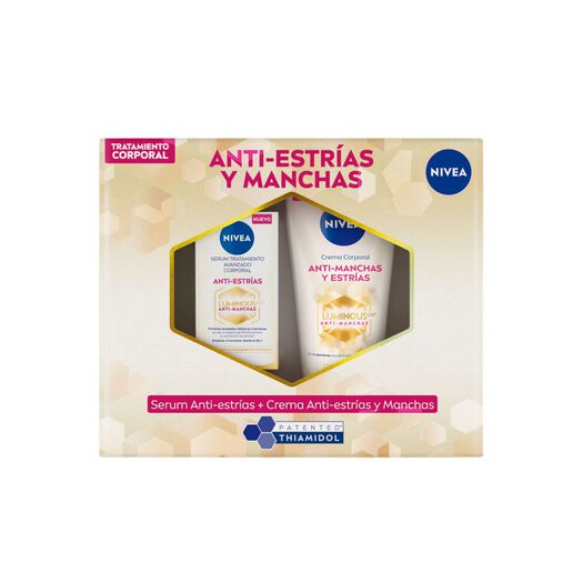 Pack Nivea Lumimous Crema Serum + Corporal 300Ml, , large image number 1