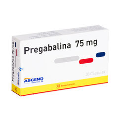 Pregabalina 75 mg x 30 Cápsulas ASCEND