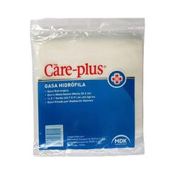 Care-Plus 1/2 x 1 Yarda (45,7 cm x 91,44 cm) x 1 Sobre Gasa Hidrófila