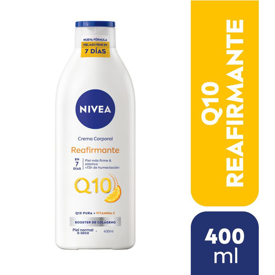 Crema Corporal Nivea Q 10 Reafirmante Vitamina C 400 mL, , large image number 0