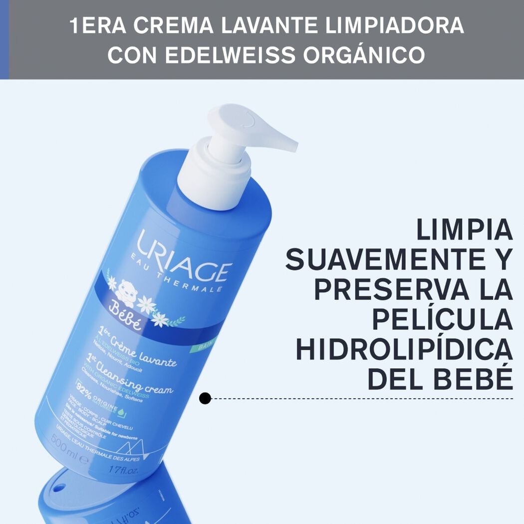 Crema Uriage Lavante Beb&eacute; 500 mL, , large image number 1