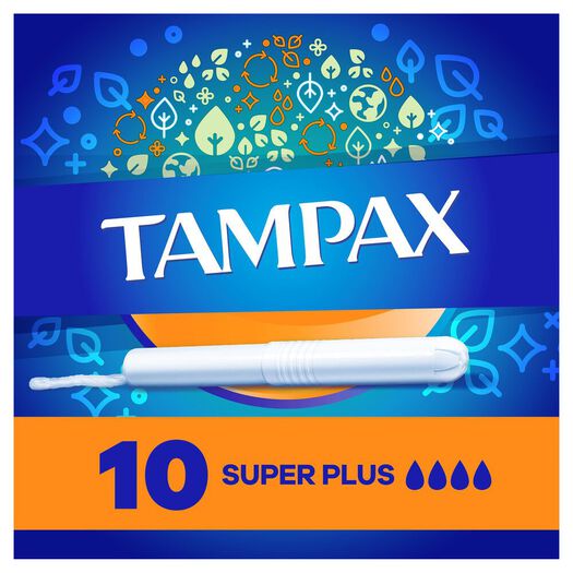 Tampax Tampon Súper Plus x 10 Unidades, , large image number 0