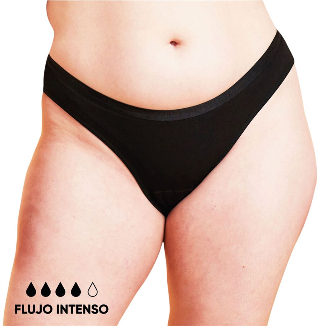 Bloodygreen Bik.Flujo Intenso Negro, Xxl, , large image number 0