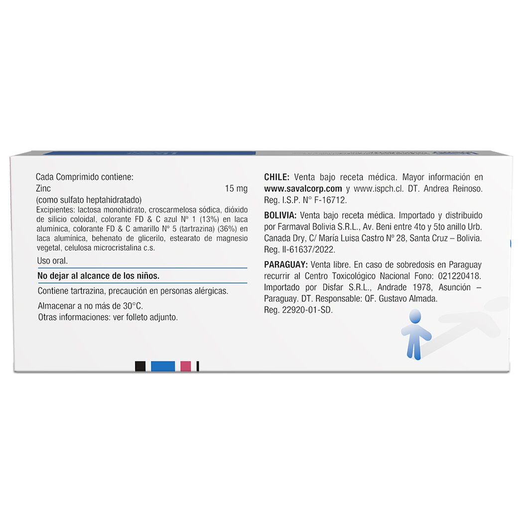 ALTAZINC Zinc 15 mg 40 comprimidos, , large image number 1
