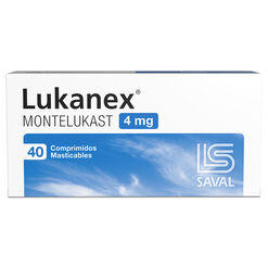 Lukanex 4 mg x 40 Comprimidos Masticables
